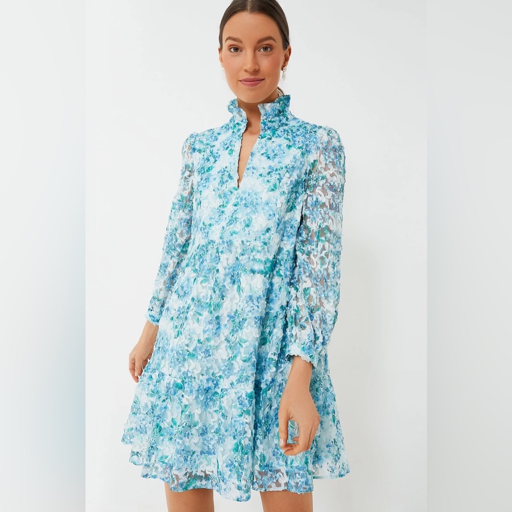 TUCKERNUCK Water’s Edge Hydrangea Organza Palmerston Dress